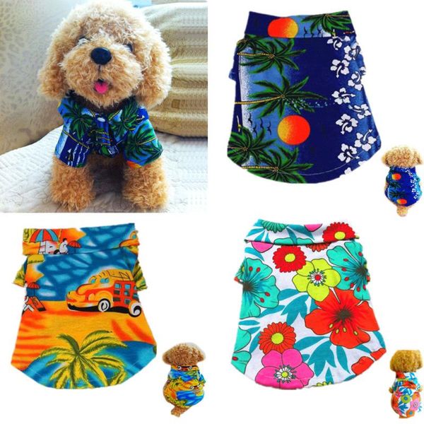 dog apparel puppy casual floral t-shirt hawaiian camp vest pet cat summer beach clothes
dog apparel puppy casual floral t-shirt hawaiian camp vest pet cat summer beach clothes