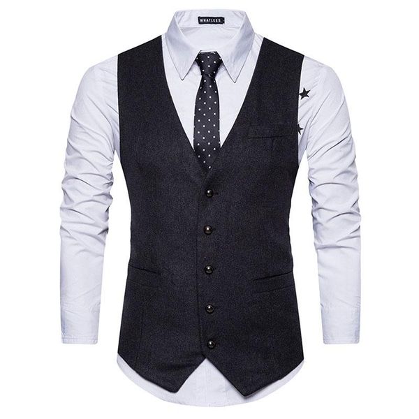 men's vests mens suit vest 2021 brand slim fit sleeveless wool waistcoat men business wedding tuxedo chalecos para hombre xxl, Black;white
men's vests mens suit vest 2021 brand slim fit sleeveless wool waistcoat men business wedding tuxedo chalecos para hombre xxl, Black;white