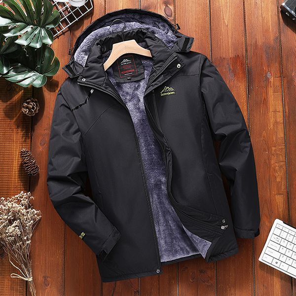 winter jacket men fleece thick 7xl 8xl men's windbreaker parka coat outwear breathable waterproof jacket men brand clothing, Black
winter jacket men fleece thick 7xl 8xl men's windbreaker parka coat outwear breathable waterproof jacket men brand clothing, Black