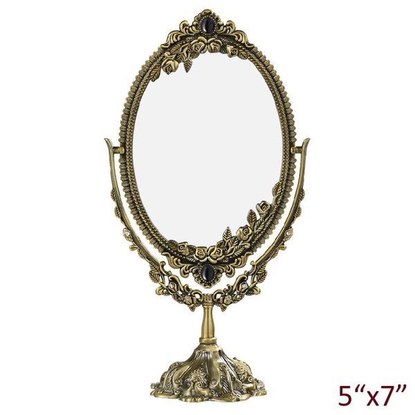 european antique brass engraved rose flowers branch design jeweled 5x7 inches oval tableswing metal cosmetic mirror mirrors
european antique brass engraved rose flowers branch design jeweled 5x7 inches oval tableswing metal cosmetic mirror mirrors