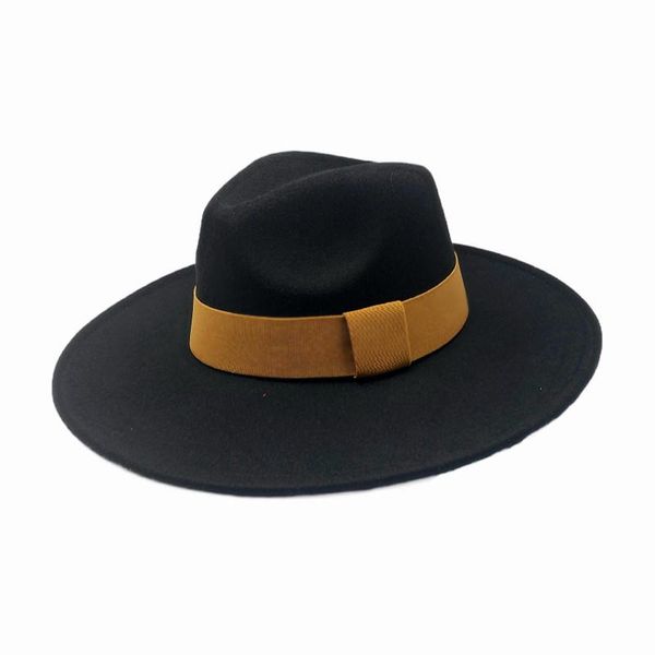 berets 9.5cm wide-brim woolen fedora hat men women jazz autumn winter ladies black red light fashion men's panam, Blue;gray
berets 9.5cm wide-brim woolen fedora hat men women jazz autumn winter ladies black red light fashion men's panam, Blue;gray