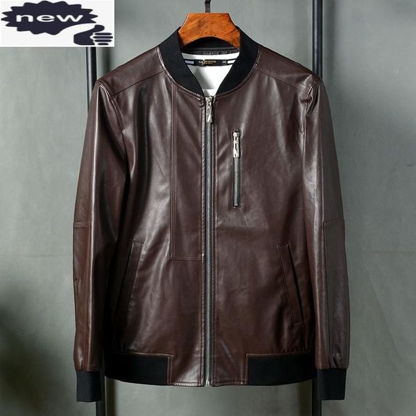 men's fur & faux fashion men business work casual pu jacket stand collar bomber coat vintage slim fit office man leather outerwear, Black
men's fur & faux fashion men business work casual pu jacket stand collar bomber coat vintage slim fit office man leather outerwear, Black