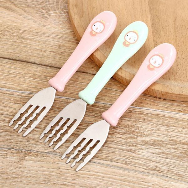 children stainless steel fork baby creative simple dessert cake complementary feeding accessories kids cutlery cups, dishes & utensils
children stainless steel fork baby creative simple dessert cake complementary feeding accessories kids cutlery cups, dishes & utensils