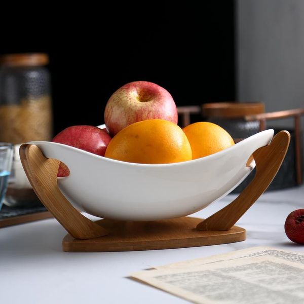 nordic art ceramic fruit bowl salad with bamboo wood stand minimalist living room dining table snack dessert storage dishes & plates
nordic art ceramic fruit bowl salad with bamboo wood stand minimalist living room dining table snack dessert storage dishes & plates