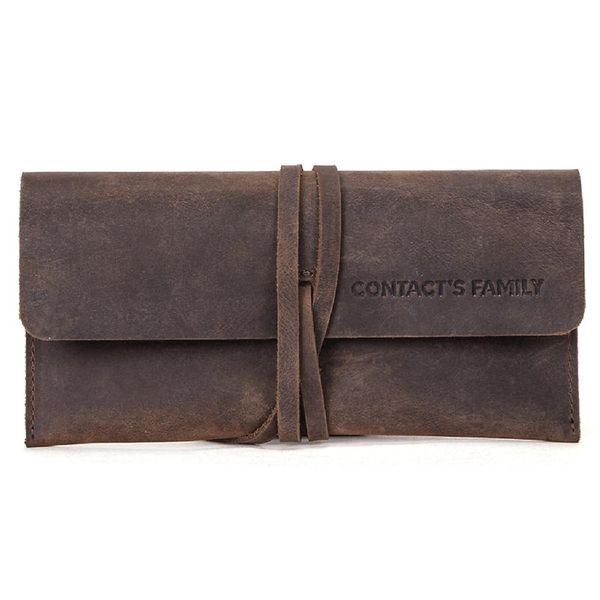 handmade cowhide leather pen bag retro vintage roll pencil case pouch stationery drop bags
handmade cowhide leather pen bag retro vintage roll pencil case pouch stationery drop bags