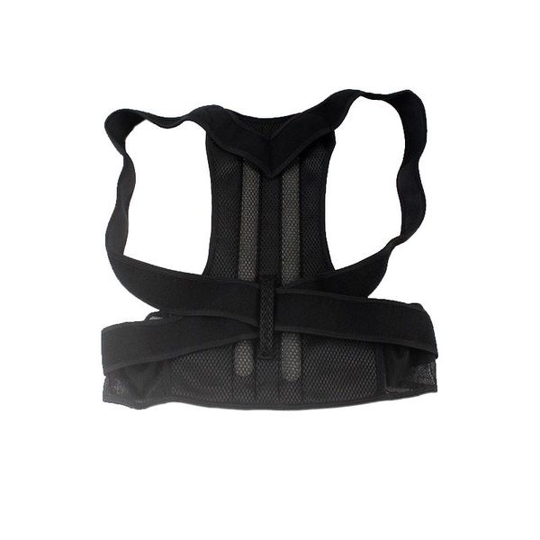 back support posture corrector adjustable brace belt spine shoulder pain relief de postura, Black;blue
back support posture corrector adjustable brace belt spine shoulder pain relief de postura, Black;blue