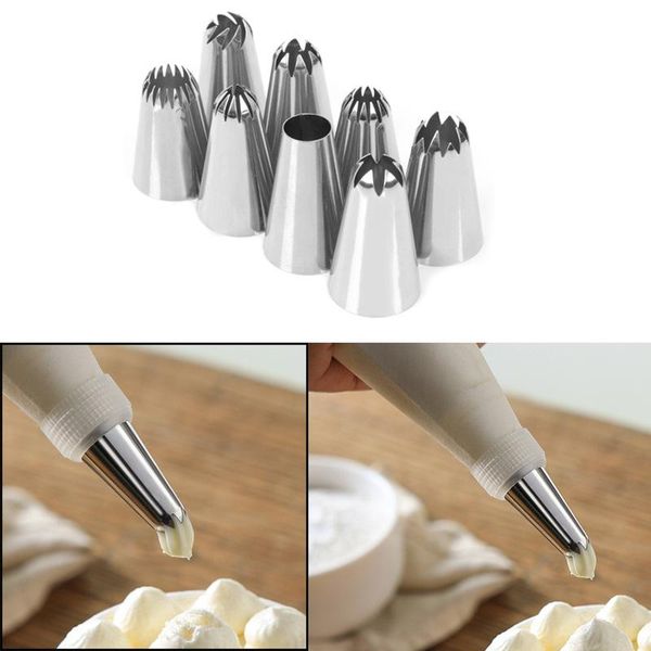 baking & pastry tools 8pc/set russian cake piping nozzle set rose flower cream squeeze icing fondant decorating tool kitchen accessories
baking & pastry tools 8pc/set russian cake piping nozzle set rose flower cream squeeze icing fondant decorating tool kitchen accessories