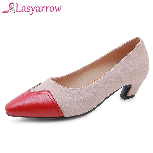 lasyarrow brand shoes women flock leather shallow pumps block med heeled dress for party plus size 30-48 black apricot
lasyarrow brand shoes women flock leather shallow pumps block med heeled dress for party plus size 30-48 black apricot
