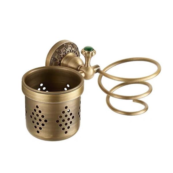european style full brass hair dryer shelf vintage gold bathroom organizer hangers punched shelves
european style full brass hair dryer shelf vintage gold bathroom organizer hangers punched shelves