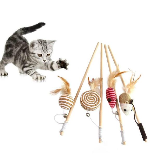 pet cat teaser toys feather linen wand catcher stick interactive wood rod mouse toy with mini bell wholesale
pet cat teaser toys feather linen wand catcher stick interactive wood rod mouse toy with mini bell wholesale