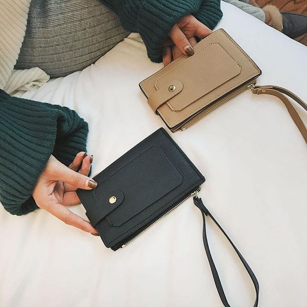 wallets women's wallet japanese and korean version simple long zipper multi card holder large capacity clutch, Red;black
wallets women's wallet japanese and korean version simple long zipper multi card holder large capacity clutch, Red;black