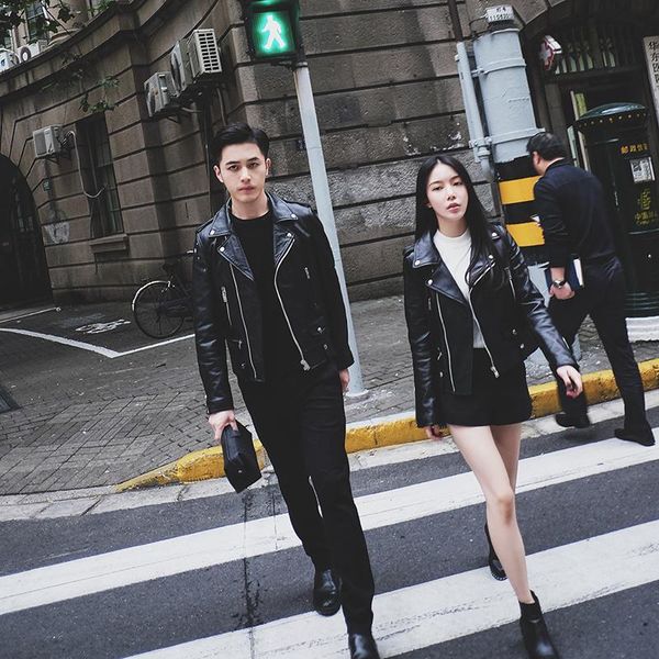 men's leather & faux mens jacket 100% sheepskin 2021 fashion motorcycle couple models natural high-quality coat, Black
men's leather & faux mens jacket 100% sheepskin 2021 fashion motorcycle couple models natural high-quality coat, Black
