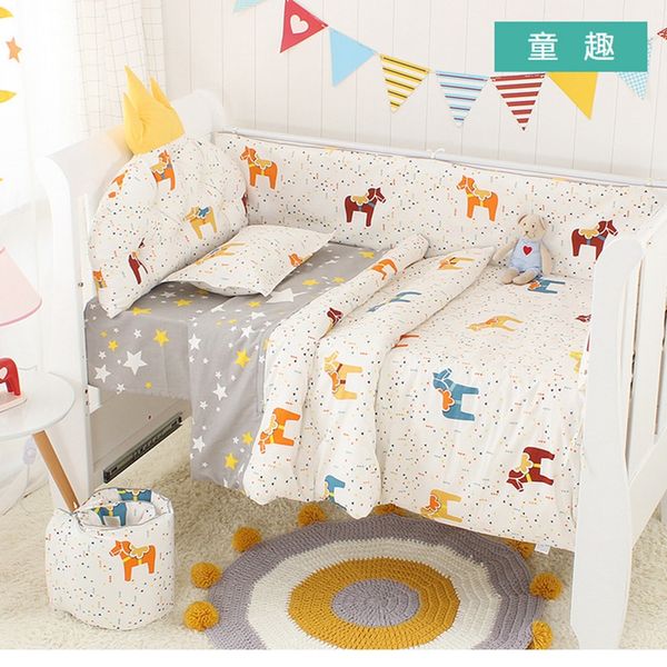 nordic infant baby bed bumper cotton crib protector cot side bumpers baby crib kit for children under one year kids bedding
nordic infant baby bed bumper cotton crib protector cot side bumpers baby crib kit for children under one year kids bedding