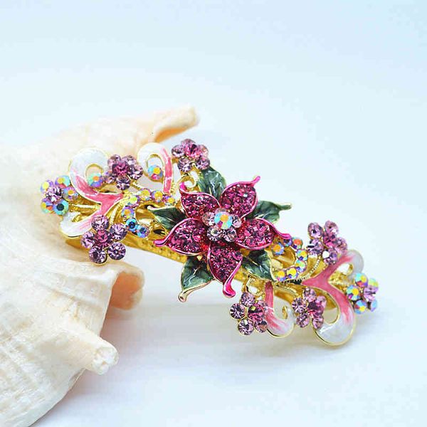 chinese style products temperament alloy diamond hair clip fashion hand color painting oil flower headdress 8 cm ornament
chinese style products temperament alloy diamond hair clip fashion hand color painting oil flower headdress 8 cm ornament