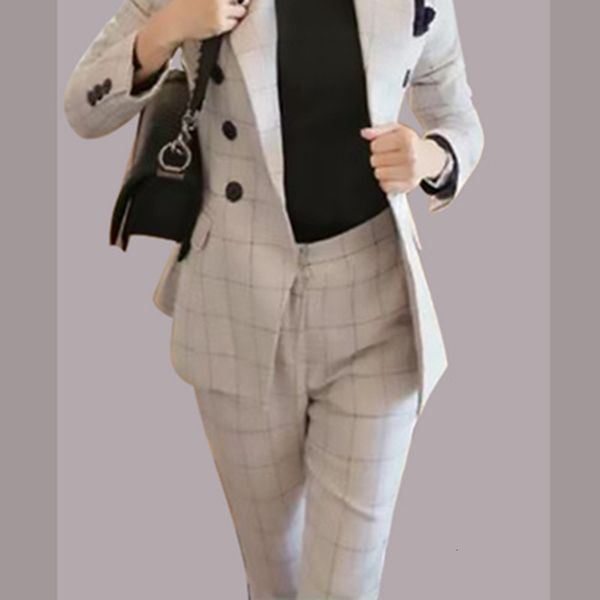 women's two piece pants zawfl - women's office set, single button business , in autumn 2021, White
women's two piece pants zawfl - women's office set, single button business , in autumn 2021, White