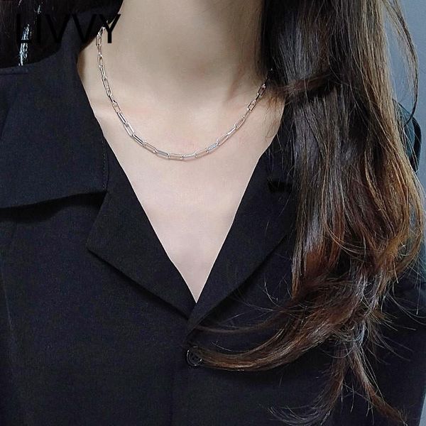 chains livvy 100% 925 sterling silver geometric hollowout chain necklace fine jewelry for women wedding party accessories
chains livvy 100% 925 sterling silver geometric hollowout chain necklace fine jewelry for women wedding party accessories