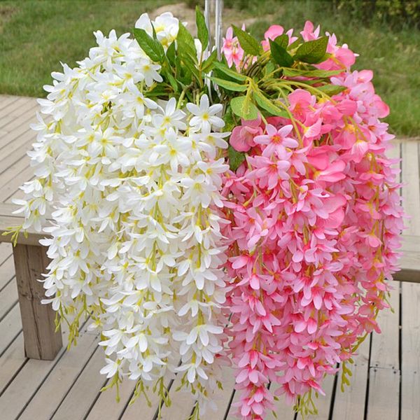 decorative flowers & wreaths flower vines garland home decoration wedding party decor fake silk wisteria 5 head/bunch artificial clove diy h
decorative flowers & wreaths flower vines garland home decoration wedding party decor fake silk wisteria 5 head/bunch artificial clove diy h