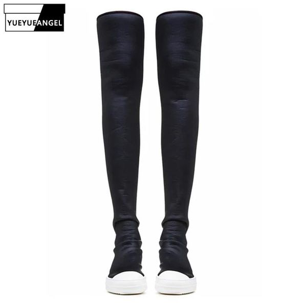 boots long women over the knee stretch autumn winter street platform casual shoes female round toe flat knight, Black
boots long women over the knee stretch autumn winter street platform casual shoes female round toe flat knight, Black