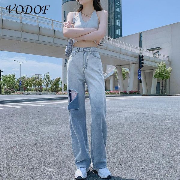 women's jeans streetwear bodycon woman fashion patchwork harajuku aesthetic pants for women high waisted denim 90s, Blue
women's jeans streetwear bodycon woman fashion patchwork harajuku aesthetic pants for women high waisted denim 90s, Blue
