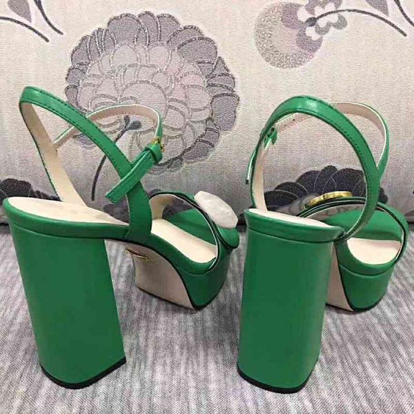 women's summer sandals thick bottom lace up high heels leather fashion shoes metal buckle designer, Black
women's summer sandals thick bottom lace up high heels leather fashion shoes metal buckle designer, Black
