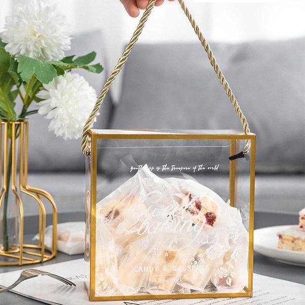 creative transparent portable gift box candy nougat cookies wedding chocolate cake bread packing tote bags wrap
creative transparent portable gift box candy nougat cookies wedding chocolate cake bread packing tote bags wrap