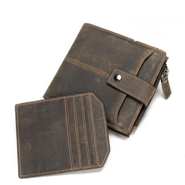 men's wallet genuine leather purse for cards small wallets male coin mens burse clutch short, Red;black
men's wallet genuine leather purse for cards small wallets male coin mens burse clutch short, Red;black