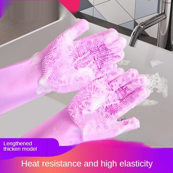 disposable gloves 1 pair lengthened silicone magic dishwashing waterproof housework cats and dogs anti-scratch anti-bite pet bathing
disposable gloves 1 pair lengthened silicone magic dishwashing waterproof housework cats and dogs anti-scratch anti-bite pet bathing