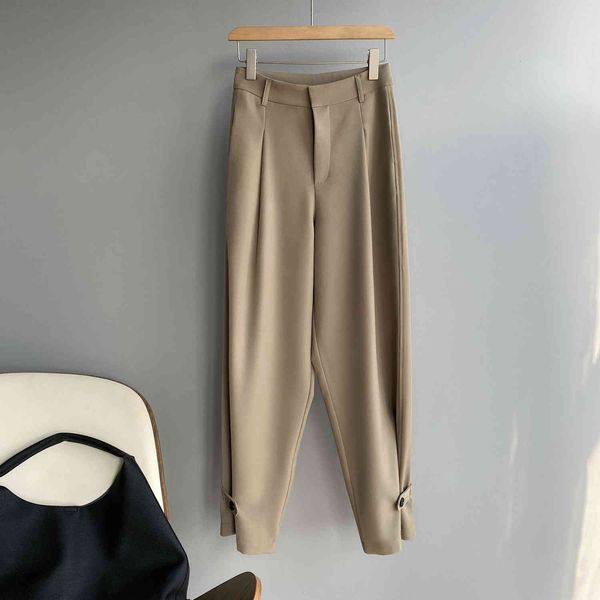 women's pants & capris design high waist suit female spring 2021 korean drape solid straight trousers casual mopping long gsz8, Black;white
women's pants & capris design high waist suit female spring 2021 korean drape solid straight trousers casual mopping long gsz8, Black;white