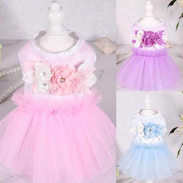 dog apparel dress cat tutu flowers lace design pet puppy skirt spring/summer clothes 5 sizes 3 colours
dog apparel dress cat tutu flowers lace design pet puppy skirt spring/summer clothes 5 sizes 3 colours
