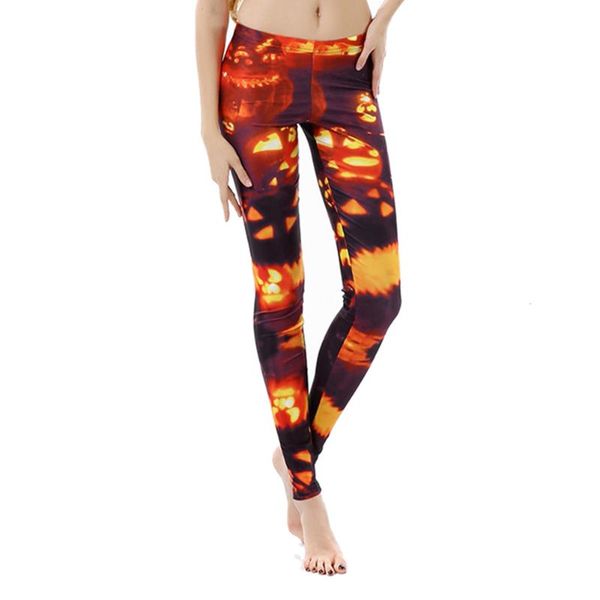 women's leggings high waist slim women fitness pants halloween pumpkin light eye print trousers workout train, Black
women's leggings high waist slim women fitness pants halloween pumpkin light eye print trousers workout train, Black