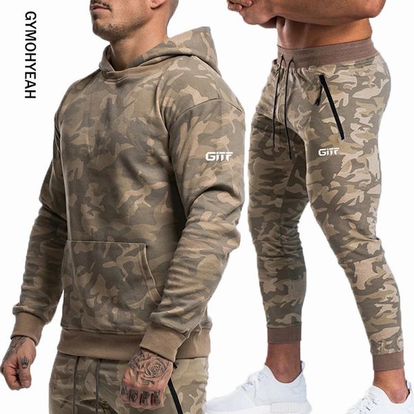 set men brand fitness suits autumn men sets long sleeve camouflage hoodies+pants gyms casual tracksuit suit, Gray
set men brand fitness suits autumn men sets long sleeve camouflage hoodies+pants gyms casual tracksuit suit, Gray
