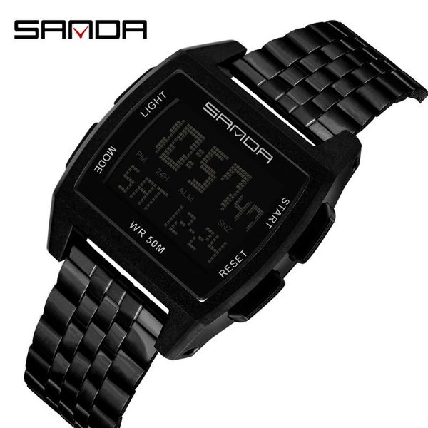 wristwatches sanda military sports watches electronic mens male clock waterproof led digital watch reloj de hombre, Slivery;brown
wristwatches sanda military sports watches electronic mens male clock waterproof led digital watch reloj de hombre, Slivery;brown