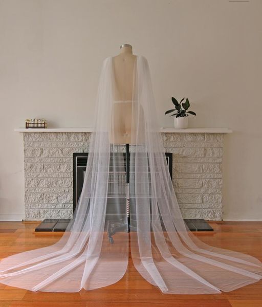 bridal veils ueen g52 2pc bride cape veil wedding accessories wings soft single tier shawl with cut edge cloak, Black
bridal veils ueen g52 2pc bride cape veil wedding accessories wings soft single tier shawl with cut edge cloak, Black