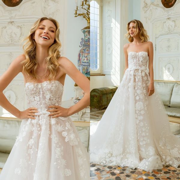 berta bohemian 2022 a line backless wedding dresses boho bridal gowns sweetheart lace appliqued vestidos de novia custom made, White
berta bohemian 2022 a line backless wedding dresses boho bridal gowns sweetheart lace appliqued vestidos de novia custom made, White