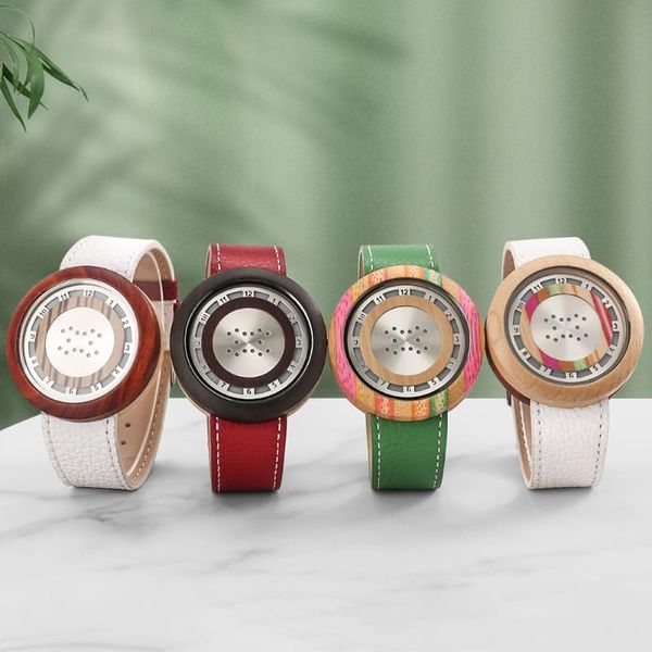 wristwatches creative wooden watch led display dial watches leather strap wristwatch colorful bamboo with instruction gifts, Slivery;brown
wristwatches creative wooden watch led display dial watches leather strap wristwatch colorful bamboo with instruction gifts, Slivery;brown
