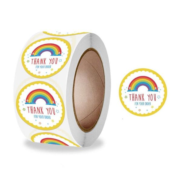 gift wrap 500pcs cute rainbow thank you stickers for business envelope packaging seal labels donuts gifts wedding party decoration
gift wrap 500pcs cute rainbow thank you stickers for business envelope packaging seal labels donuts gifts wedding party decoration