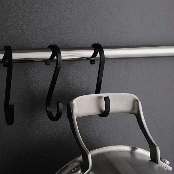 hooks & rails 5/10pcs space aluminum practical s shape kitchen railing hanger tools clasp holder for hanging clothes handbags
hooks & rails 5/10pcs space aluminum practical s shape kitchen railing hanger tools clasp holder for hanging clothes handbags