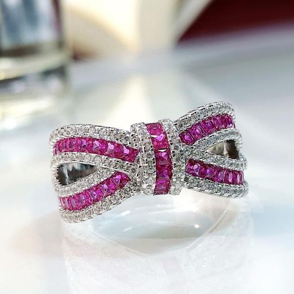 cluster rings bow gemstone ring s925 sterling silver pink crystal zircon romantic for woman anniversary party fine jewelry, Golden;silver
cluster rings bow gemstone ring s925 sterling silver pink crystal zircon romantic for woman anniversary party fine jewelry, Golden;silver