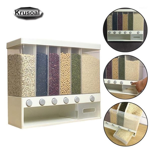 storage bottles & jars 10kg wall mounted rice cereal dispenser moisture proof plastic automatic racks sealed metering food box bucket
storage bottles & jars 10kg wall mounted rice cereal dispenser moisture proof plastic automatic racks sealed metering food box bucket