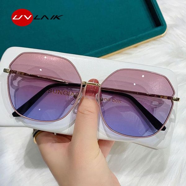 sunglasses uvlaik fashion metal frame women oversized shades vintage sun glasses female big gradient lenses sunglass uv400, White;black
sunglasses uvlaik fashion metal frame women oversized shades vintage sun glasses female big gradient lenses sunglass uv400, White;black