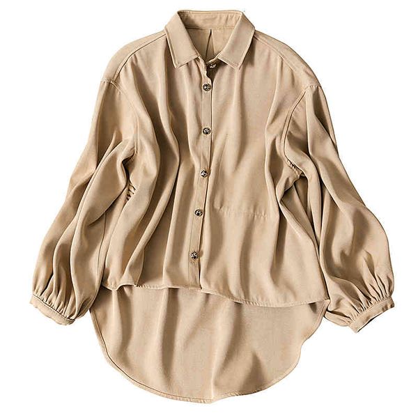 shirt 2021 early spring button hunting silhouette women 5vg9, White
shirt 2021 early spring button hunting silhouette women 5vg9, White