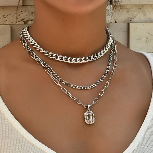 pcs/set sweet women necklaces set pink crystal square pendant clavicle chain silver color necklace fashion wedding jewelry
pcs/set sweet women necklaces set pink crystal square pendant clavicle chain silver color necklace fashion wedding jewelry