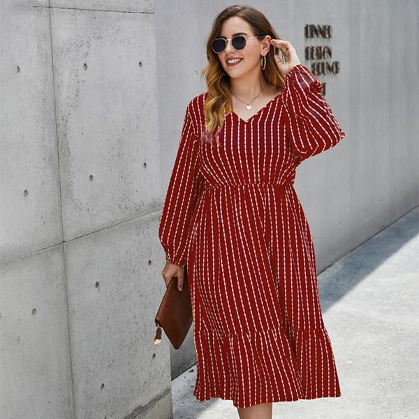 casual dresses autumn 2021 thin loose and striped dress women's large size pink red party, Black;gray
casual dresses autumn 2021 thin loose and striped dress women's large size pink red party, Black;gray