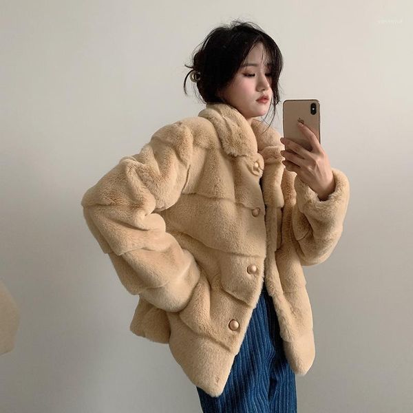 women's fur & faux 2021 autumn winter women imitation mink coat lady solid thick warm long sleeve outerwear female elegant fake jacket, Black
women's fur & faux 2021 autumn winter women imitation mink coat lady solid thick warm long sleeve outerwear female elegant fake jacket, Black