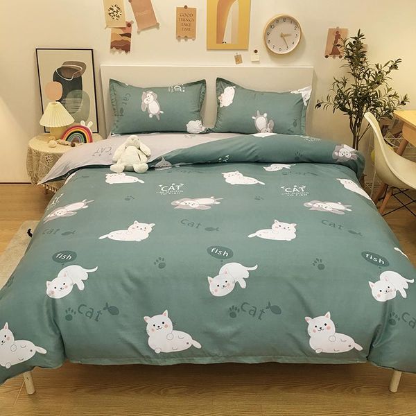 bedding sets little lazy cat 4pcs set cotton bed cover sheet duvet pillowcase linen bedclothes
bedding sets little lazy cat 4pcs set cotton bed cover sheet duvet pillowcase linen bedclothes