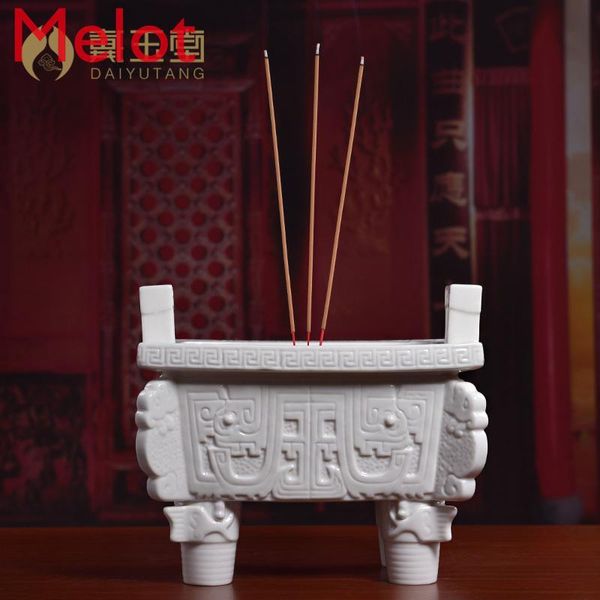 dai yutang ceramic tripod decoration incense burner domestic buddha worship indoor creative line fragrance lamps
dai yutang ceramic tripod decoration incense burner domestic buddha worship indoor creative line fragrance lamps
