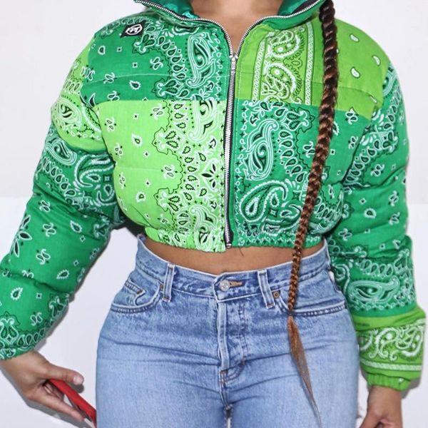 fashion bandana jacket puffer winter coat for women warm parkas streetwear cropped jackets outwear thicken bubble coats, Black;brown
fashion bandana jacket puffer winter coat for women warm parkas streetwear cropped jackets outwear thicken bubble coats, Black;brown