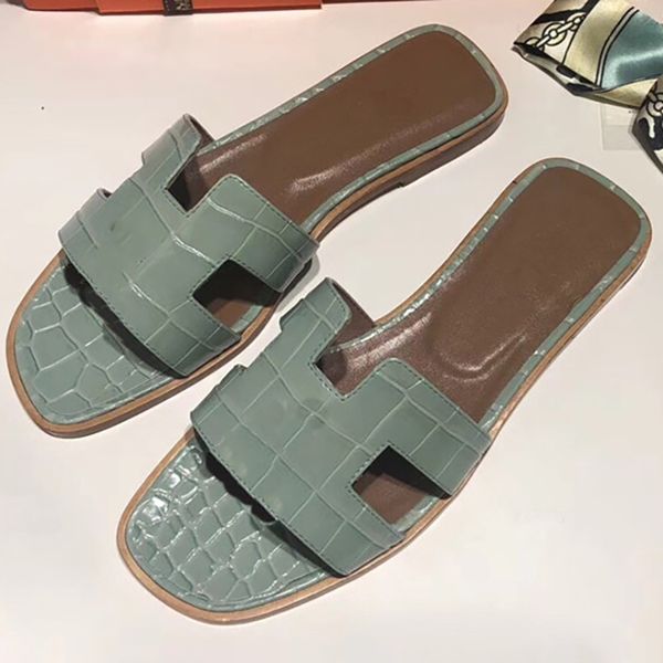 h slippers female summer wear crocodile grain leather flat beach shoes net celebrity fashion wild new sandals flip flops, Black
h slippers female summer wear crocodile grain leather flat beach shoes net celebrity fashion wild new sandals flip flops, Black