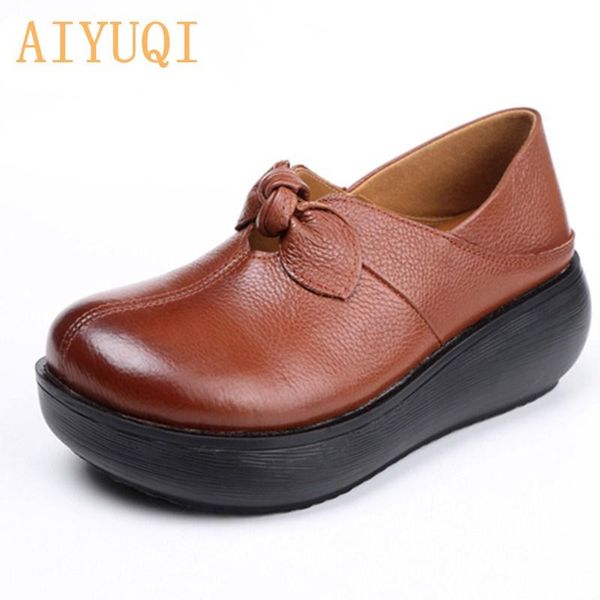 dress shoes aiyuqi women platform 2021 spring genuine leather bow ladies singles retro casual round toe wedge heel pumps, Black
dress shoes aiyuqi women platform 2021 spring genuine leather bow ladies singles retro casual round toe wedge heel pumps, Black