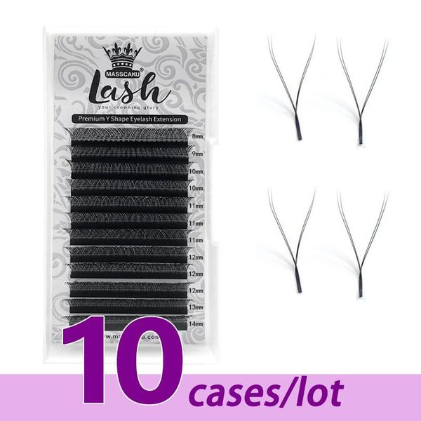 false eyelashes 10cases/lot wholesale russian volume lashes professional 100% hand made y shape grafted individual eyelash extensions
false eyelashes 10cases/lot wholesale russian volume lashes professional 100% hand made y shape grafted individual eyelash extensions